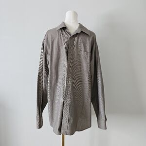 Oscar De La Renta menswear Size L button up shirt kase